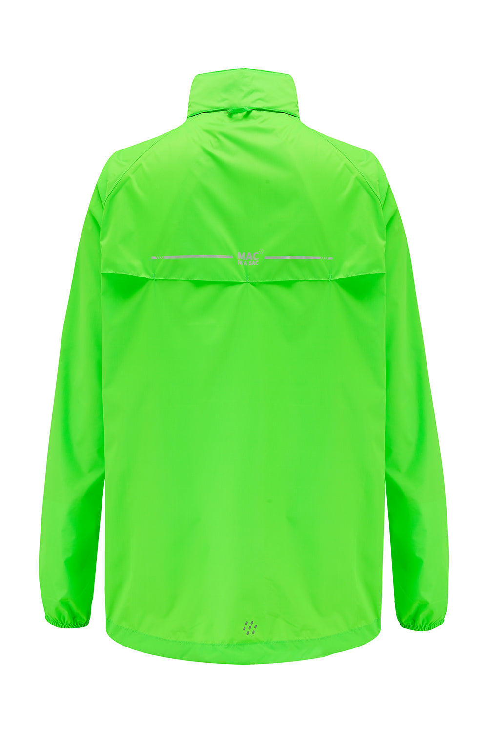 Origin Packable Waterproof Jacket - Neon Green Tonal Zip