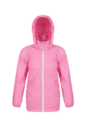 Origin Mini Packable Waterproof Kids Jacket - Pink