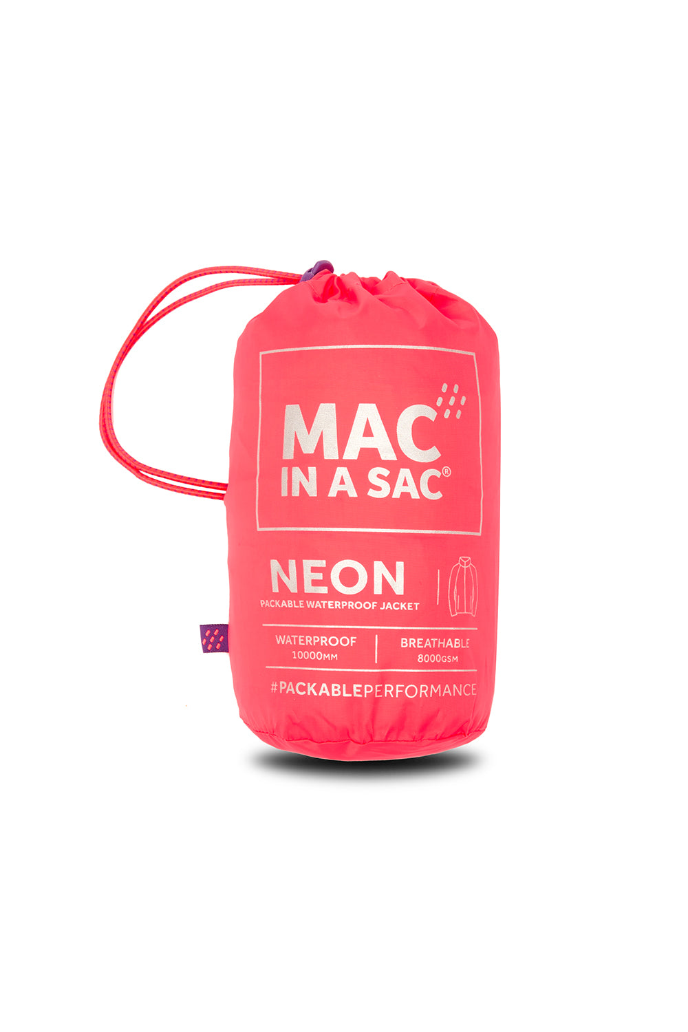 Origin Packable Waterproof Jacket - Mourne Mountain Neon Watermelon