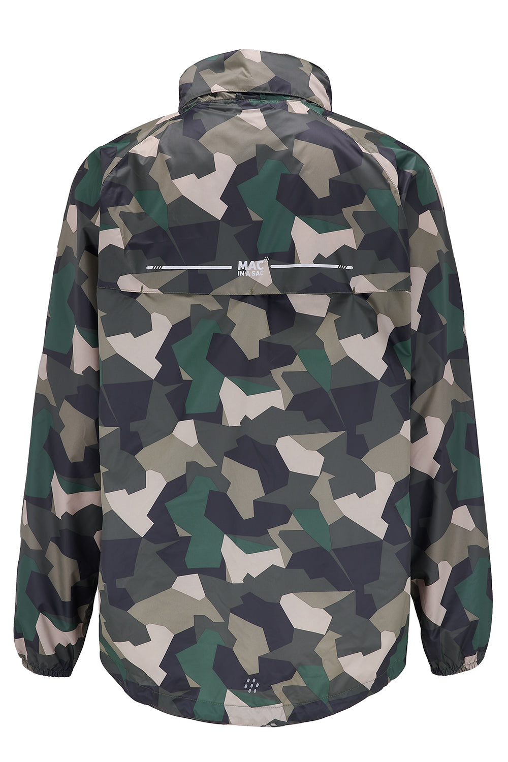 Origin Packable Waterproof Jacket - Green Camo