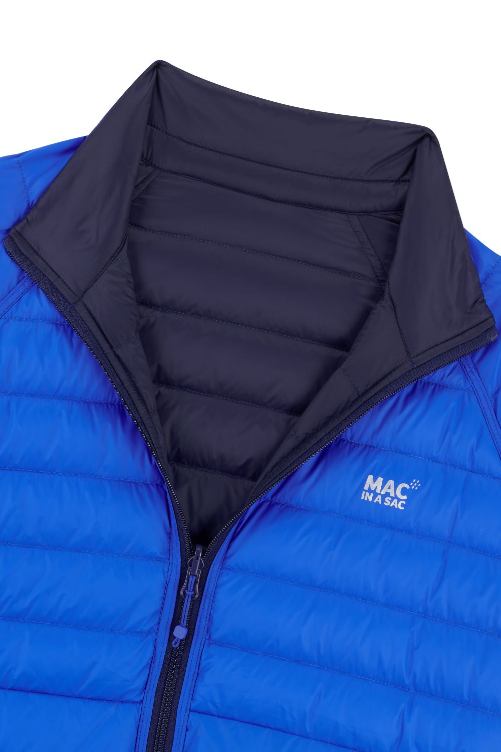 Polar - Packable Men's Down Jacket - Navy Saxe Blue