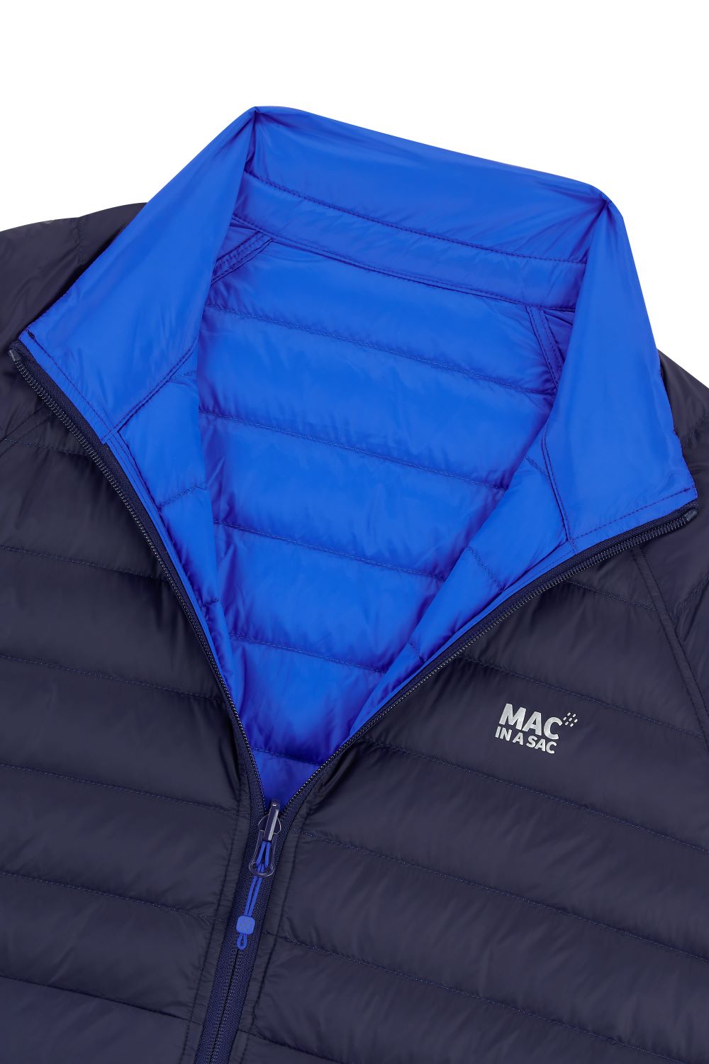 Polar - Packable Men's Down Jacket - Navy Saxe Blue