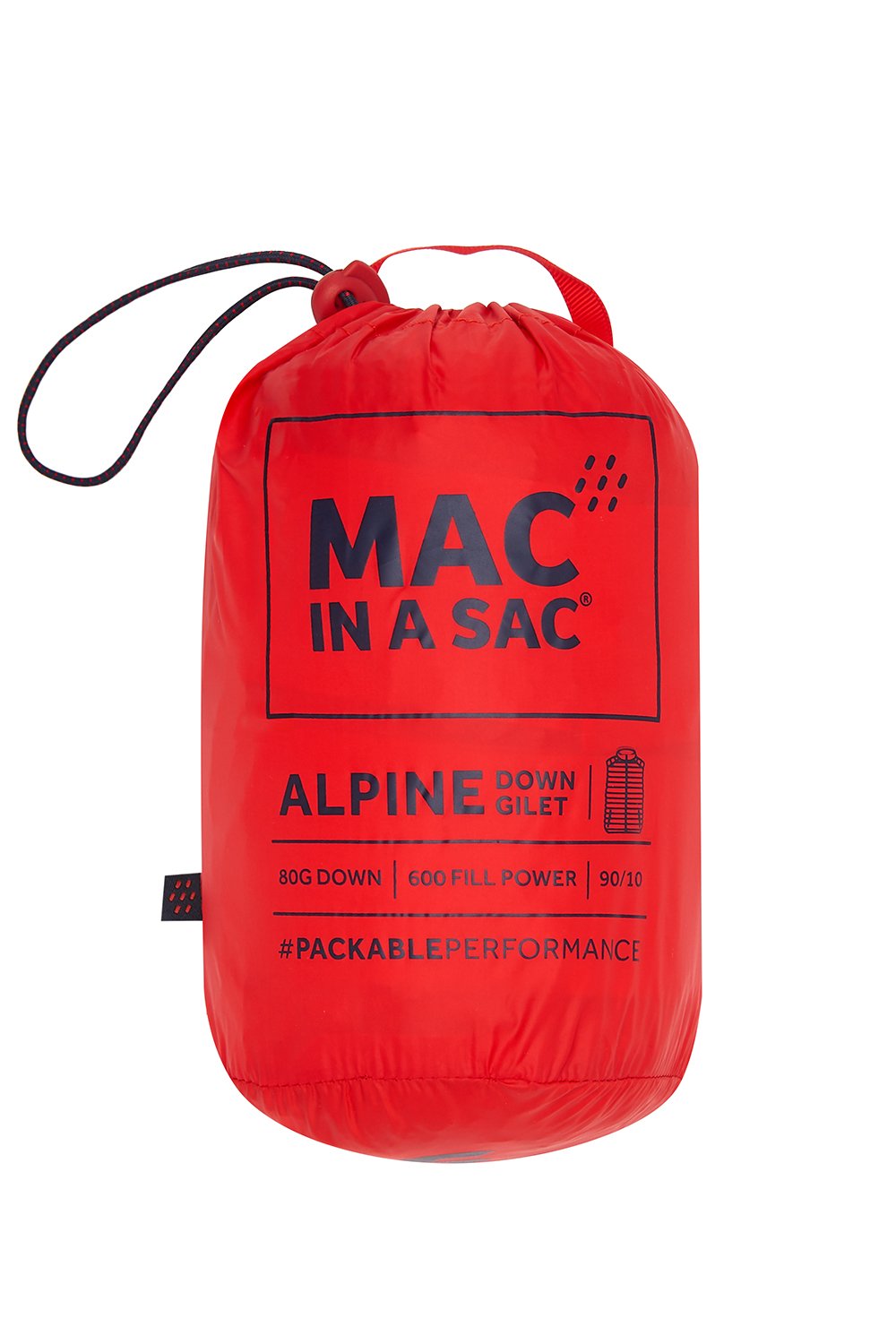 Alpine - Men's Packable Down Gilet - Red