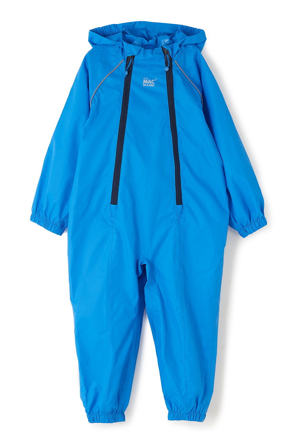 Puddlesuit Packable Waterproof Kids Rainsuit - Ocean Blue