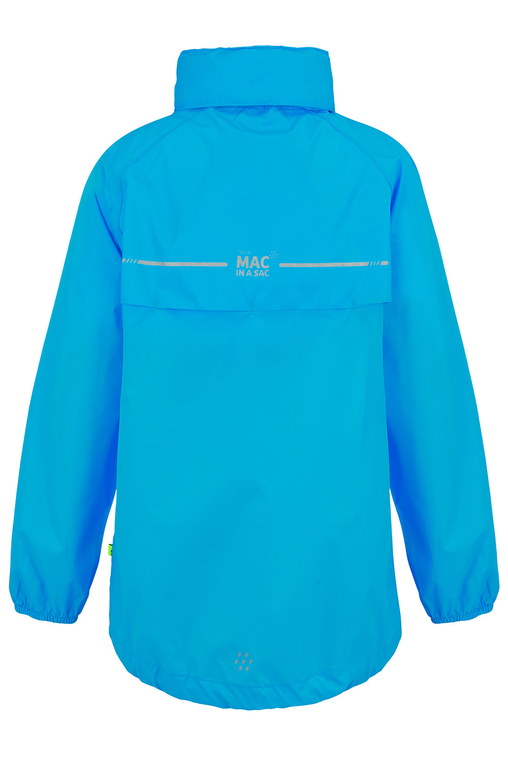 Origin Mini Packable Waterproof Kids Jacket - Neon Blue
