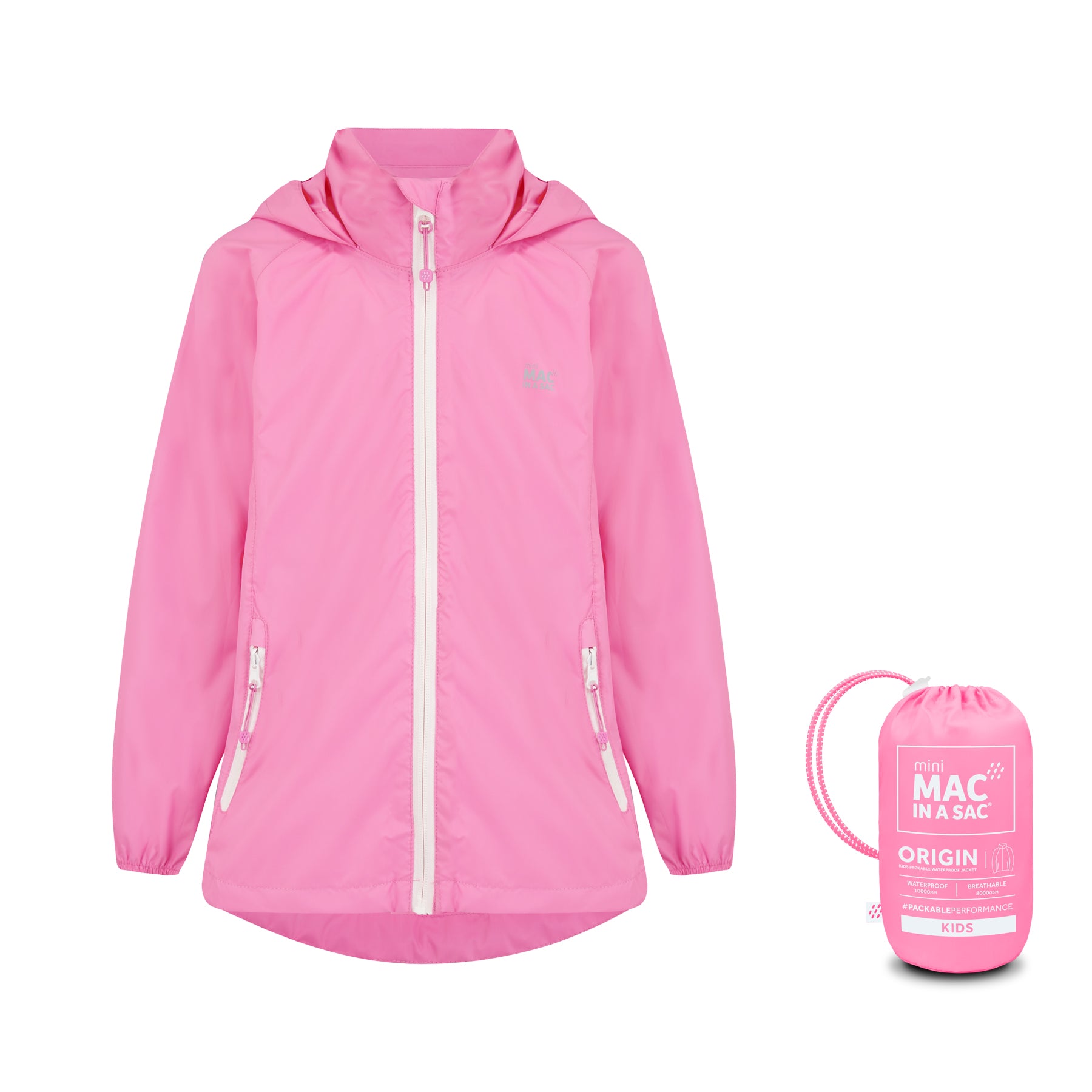 Mini Origin Jacket. Packable Waterproof Mac in a Sac
